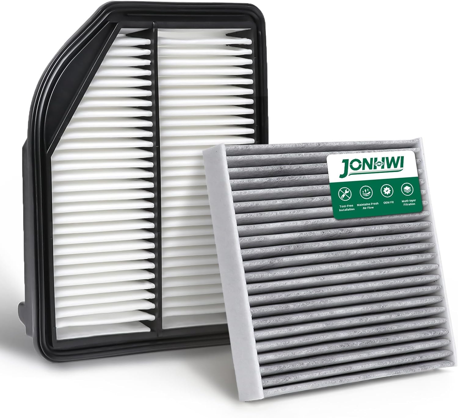 Cabin & Engine Air Filter Set for HONDA CR-V(2012-2014), Replace CF10134, CA11258, 80292-T0G-A01, 17220-R5A-A00