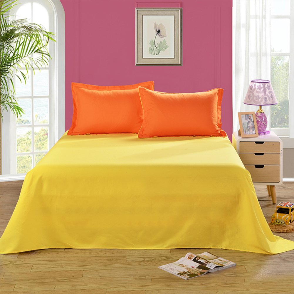 Feuilles de ponçage pour enfants drap de lit uni lisse simple double B