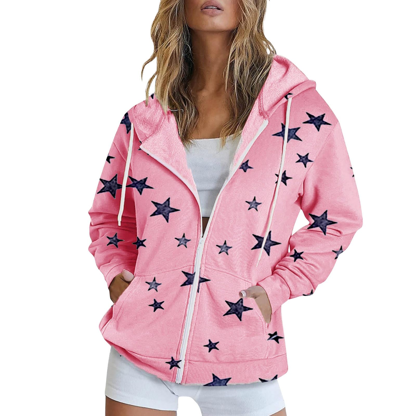 B Ware Retouren Angebote Tages Blitzangebote Herbstjacke Damen Elegant Winterjacke Trainingsjacke Lose Bedruckte Hoodie Jacke Für Damen Strickjacke Damen Mit Reißverschluss Strickjacke Damen Sale