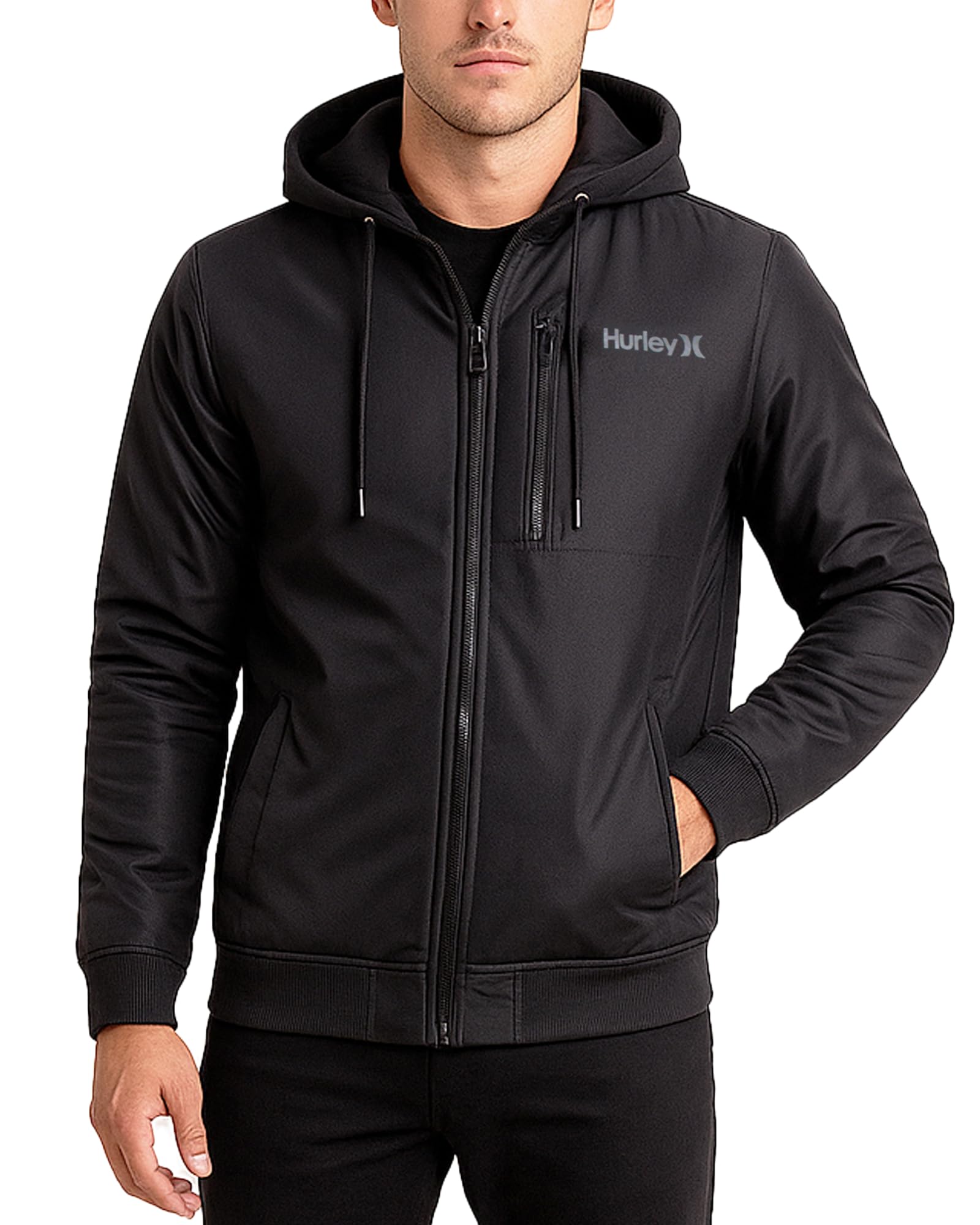 Hurley for Ron Herman ナイロンジャケットブラックXS Hurley for Ron Herman ナイロンジャケットブラックXSの通販