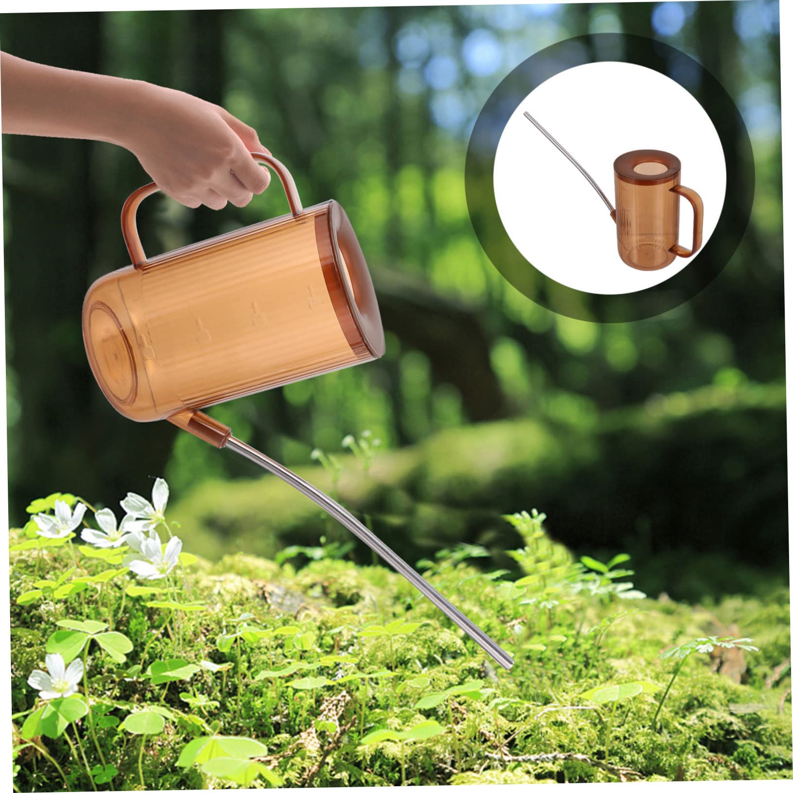 Konewka, 1 szt. Czajnik do podlewania roślin dekoracyjnych sukulentów Czajnik ze stali nierdzewnej do podlewania butelka z rozpylaczem Bonsai mała konewka do roślin domowych artykuły ogrodowe zestaw n