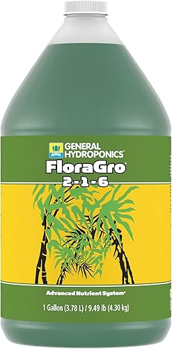 General Hydroponics FloraGro Plant Food, 2-1-6, 1 gal.