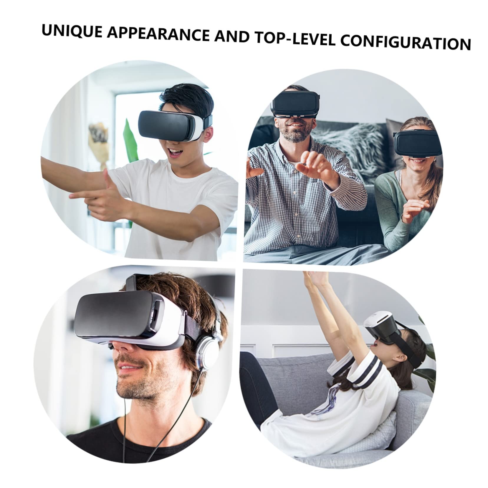 OSALADI 3piezas Auriculares In-Ear para Diseño Ergonómico y Ligero Sonido Estéreo De Graves Potentes Accesorios para Gafas VR Uso Práctico y Cómodo