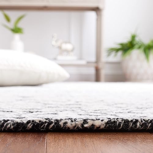 Miniatura 11 de SAFAVIEH Precious Collection - Alfombra decorativa de 3 x 5 pies, rosa y marfil, hecha a mano de lana y seda de bambú, ideal para zonas de alto