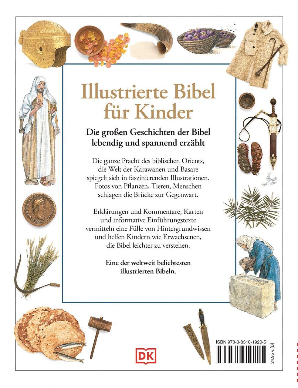 Illustrierte Bibel für Kinder: Kinderbibel zum Erstlesen und Vorlesen mit rund 600 Illustrationen und Fotos. Für Kinder ab 7 Jahren