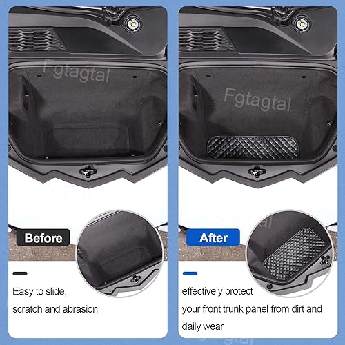 Miniatura 2 de Tapete de carga para maletero delantero, apto para Chevrolet Corvette C8 2020-2023, compartimento de almacenamiento frontal, cubierta de