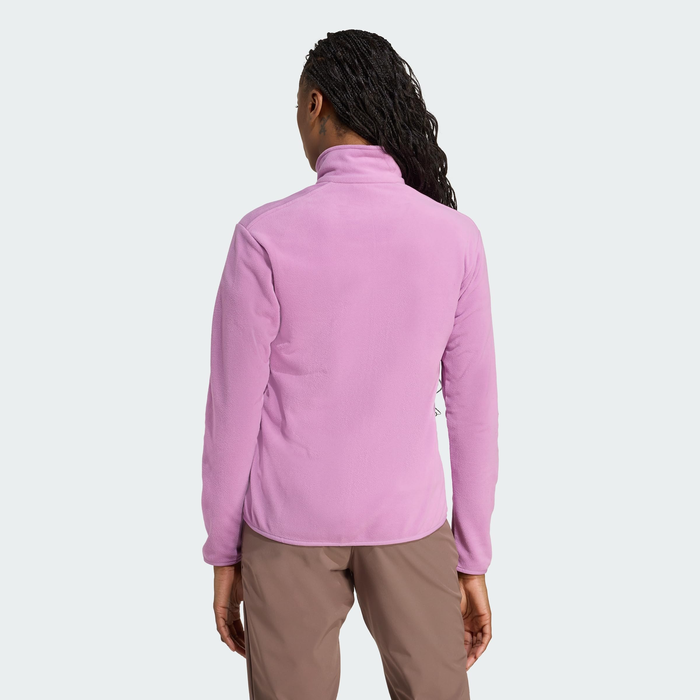 adidas Women's Chaqueta de felpa con cremallera Multi Essentials