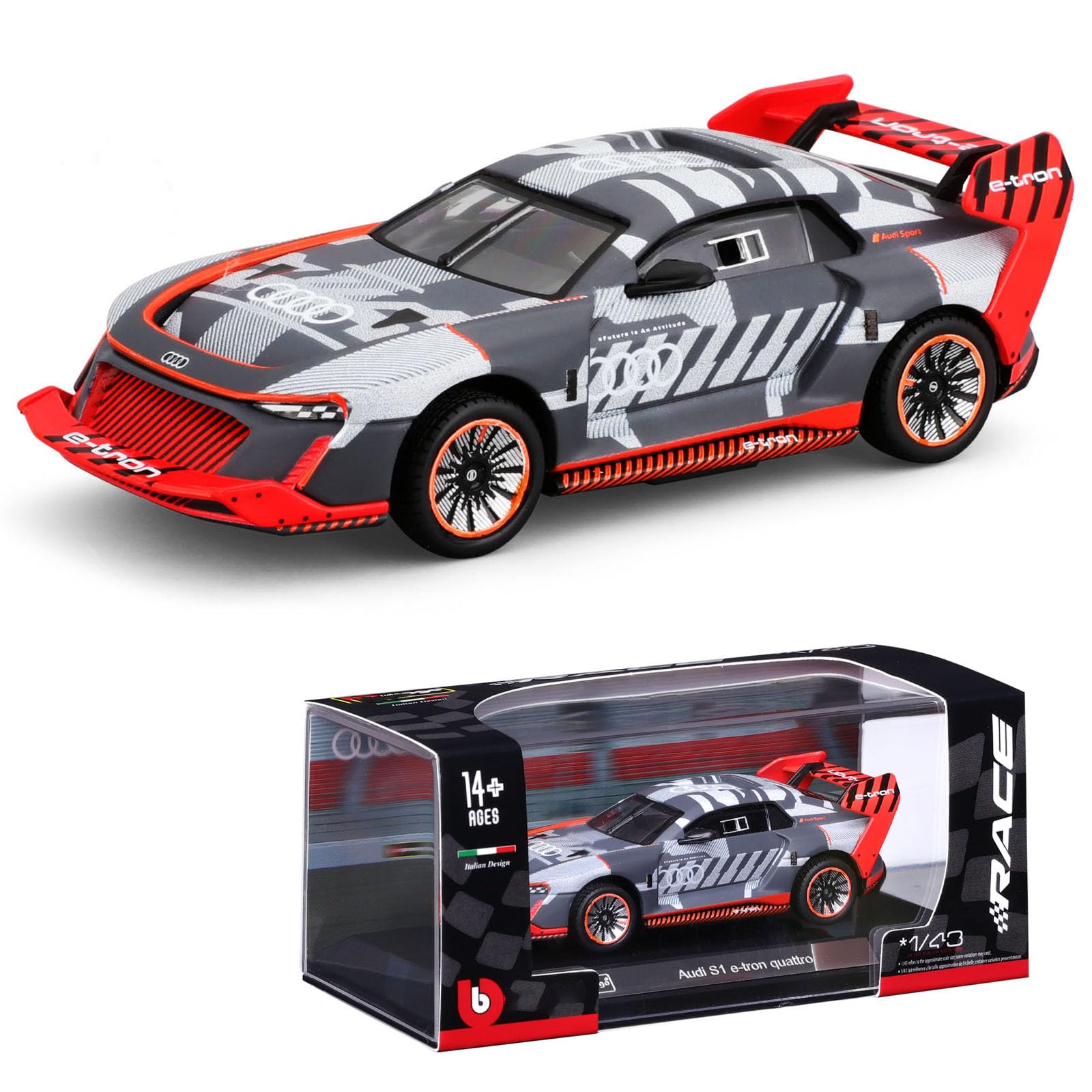 アウディ　ミニカー　Ｑ８ｅ－ｔｒｏｎ　43：1 1/43 Dealer Edition 2023 Audi Q8 E-Tron (Chronos Grey) Car Model