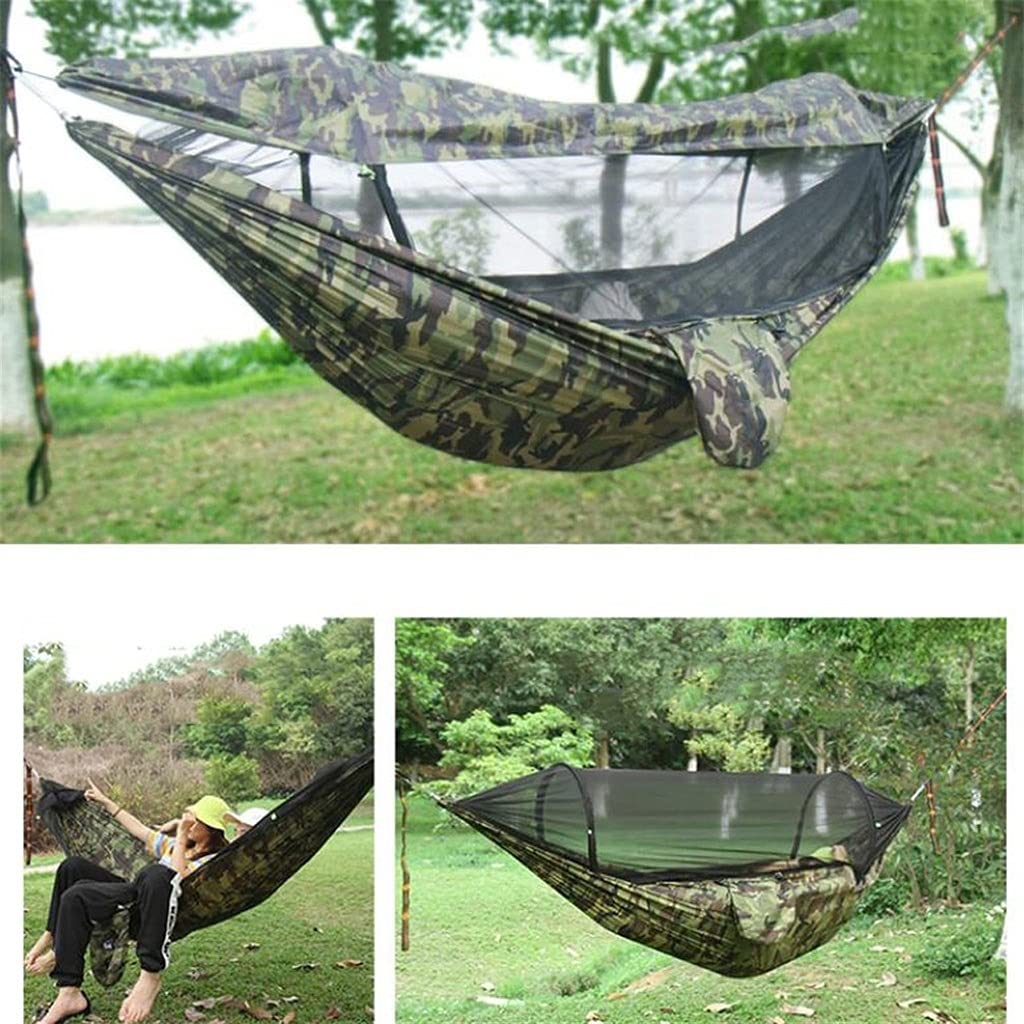 hamac en Toile Hamac Portable adapté à la Tente de Camping en Plein air Hamac (Taille Unique: 270 * 1 40cm) Camping hamac (Color : E)