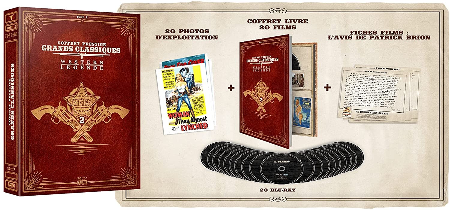 COFFRET LES GRANDS CLASSIQUES DU WESTERN - Edition LimitEe PRESTIGE - 20 FILMS (