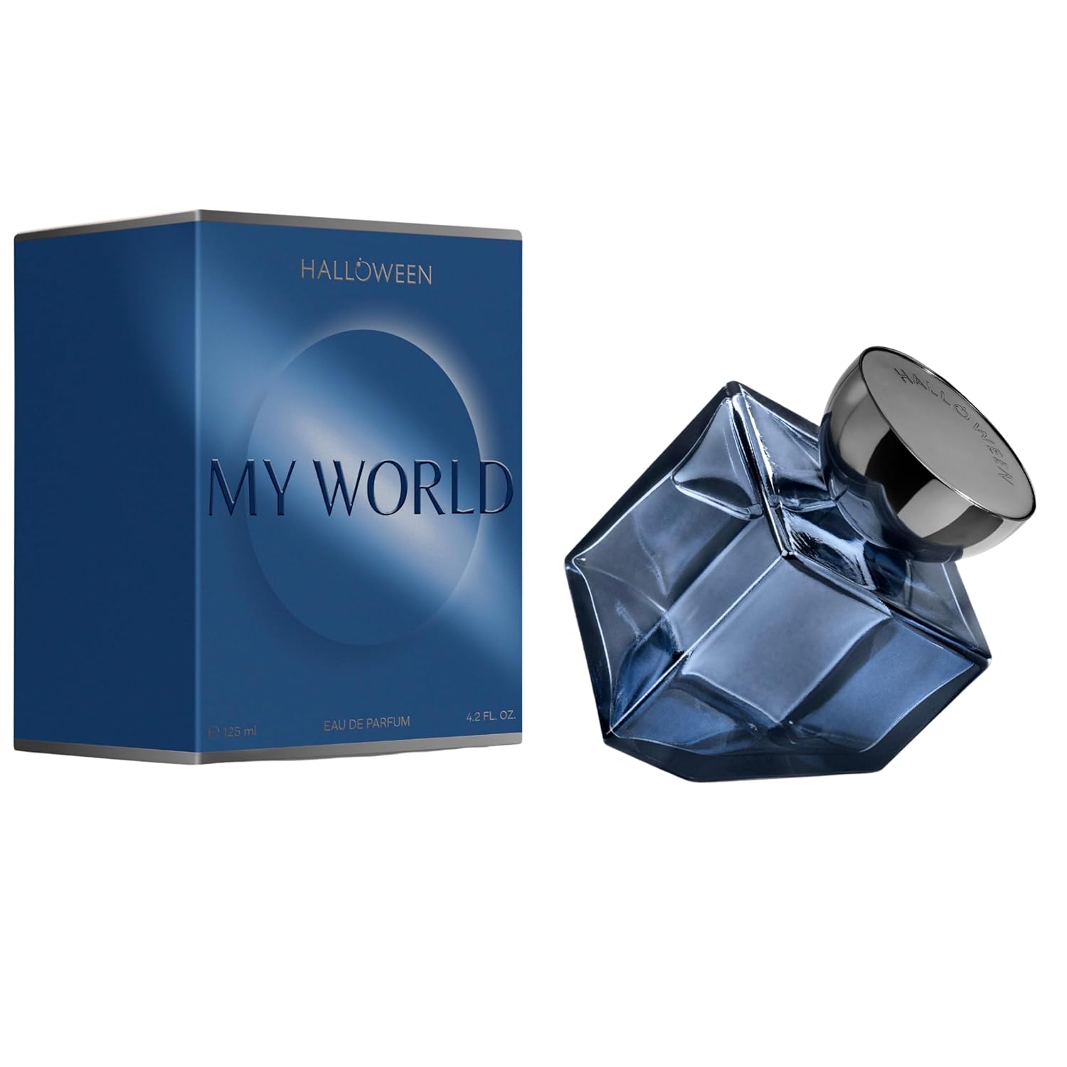 Halloween My World Eau de Parfum For Men. Woody, Aromatic and Spicy Long Lasting Fragrance with Notes of Cardamom, Sage and Vetiver