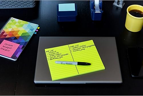 Miniatura 12 de Notas superadhesivas de la marca Post-it, 5 x 8 in., Rio de Janeiro Collection Lined