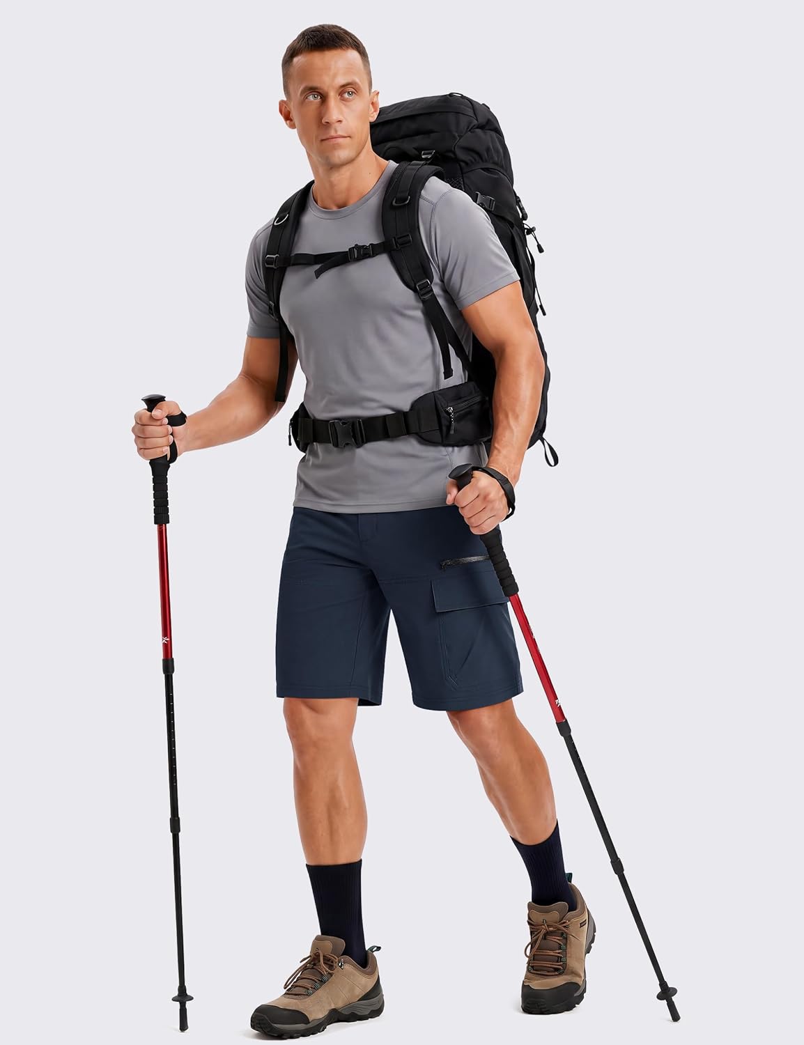 Men's Summer Outdoor Shorts 7"/10" Cargo Casual Golf Hiking thumbnail