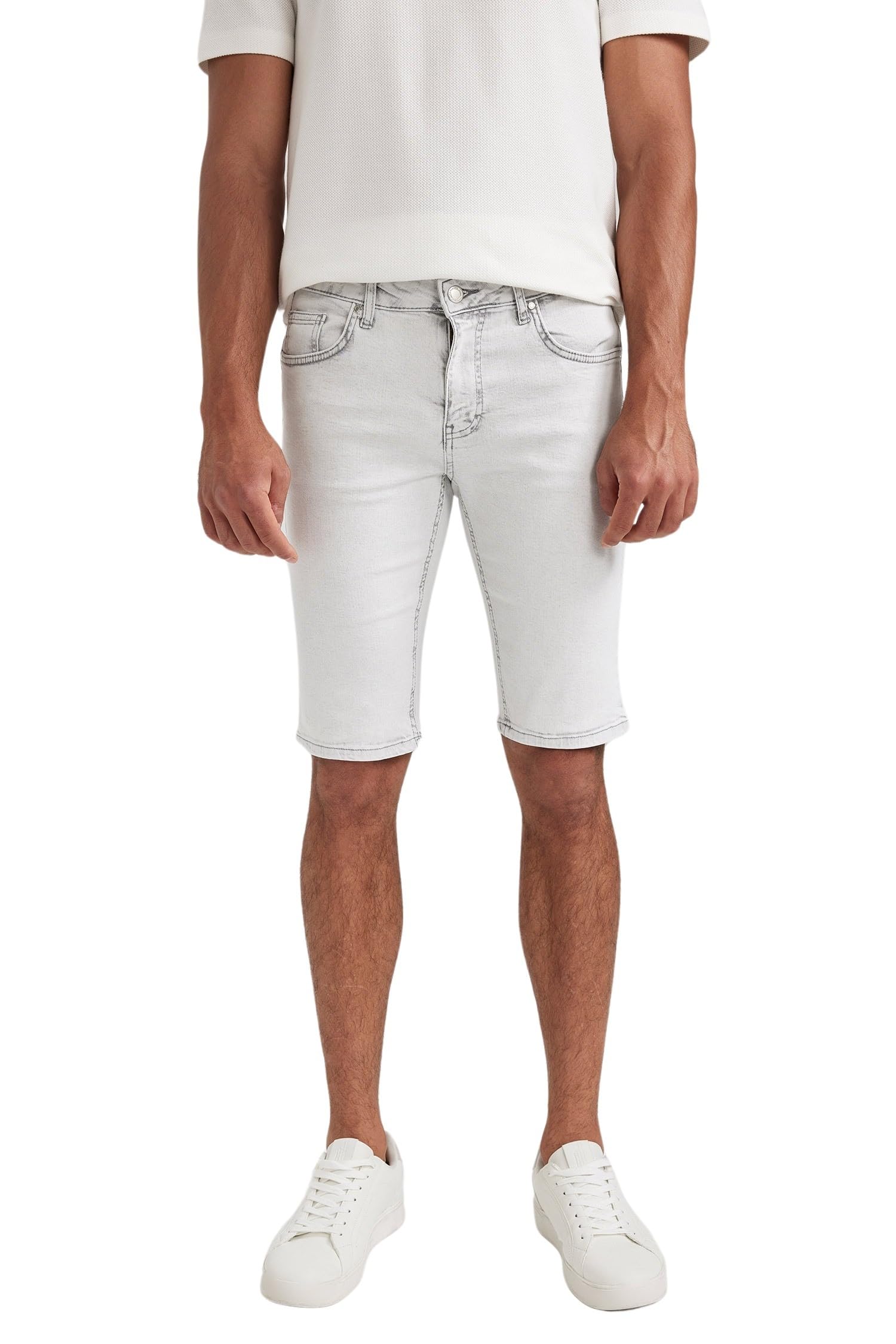 B2915AX Denim Bermuda Şort Erkek