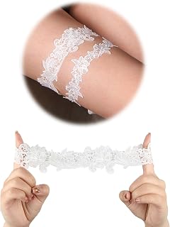 Braut Strumpfband für Hochzeit mit Spitze 2 Stück