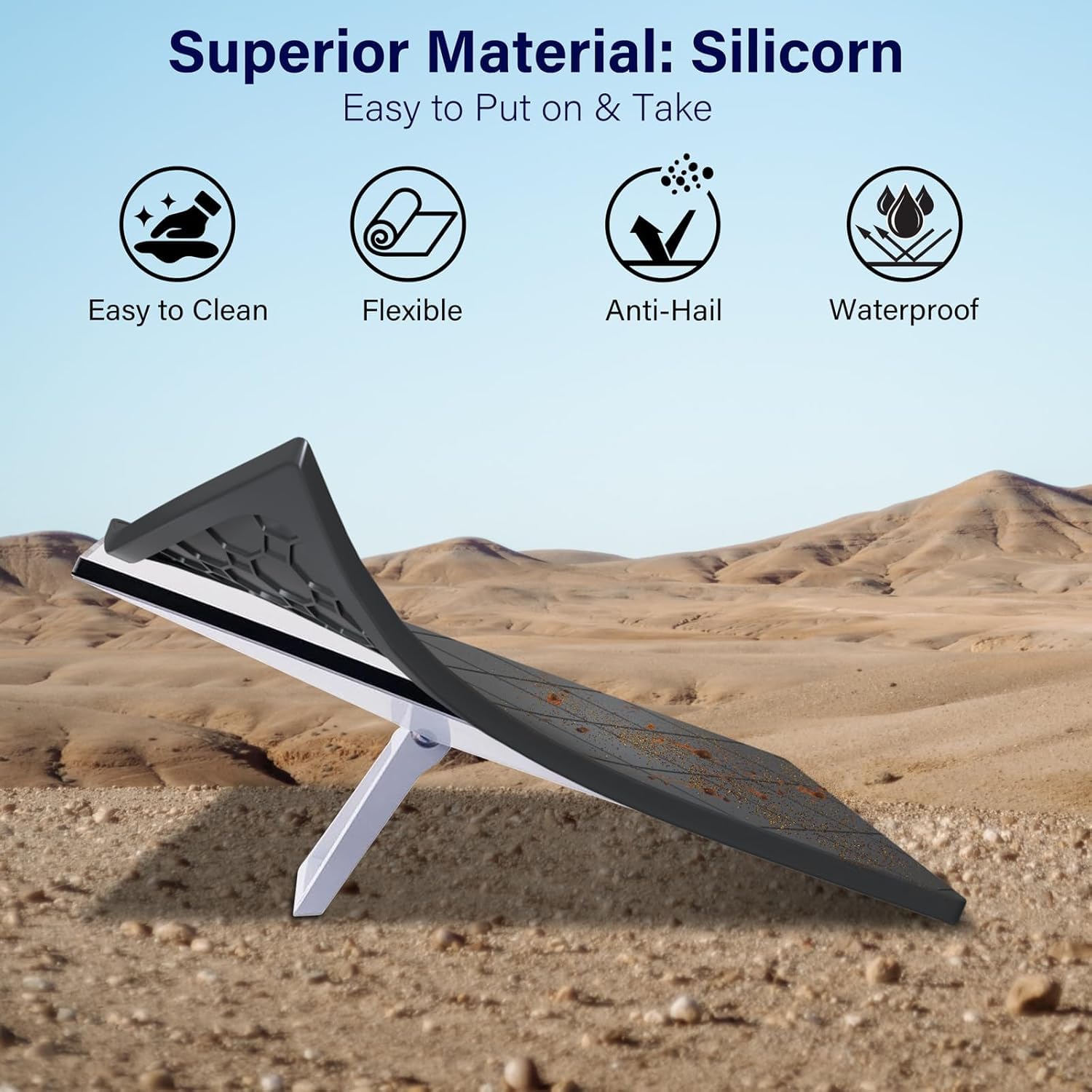 Custodia protettiva in silicone Starlink Gen 3, resistente agli urti e alle agele, per parabola satellitare standard Starlink, protezione UV, nessuna interferenza del segnale per tetto e camper