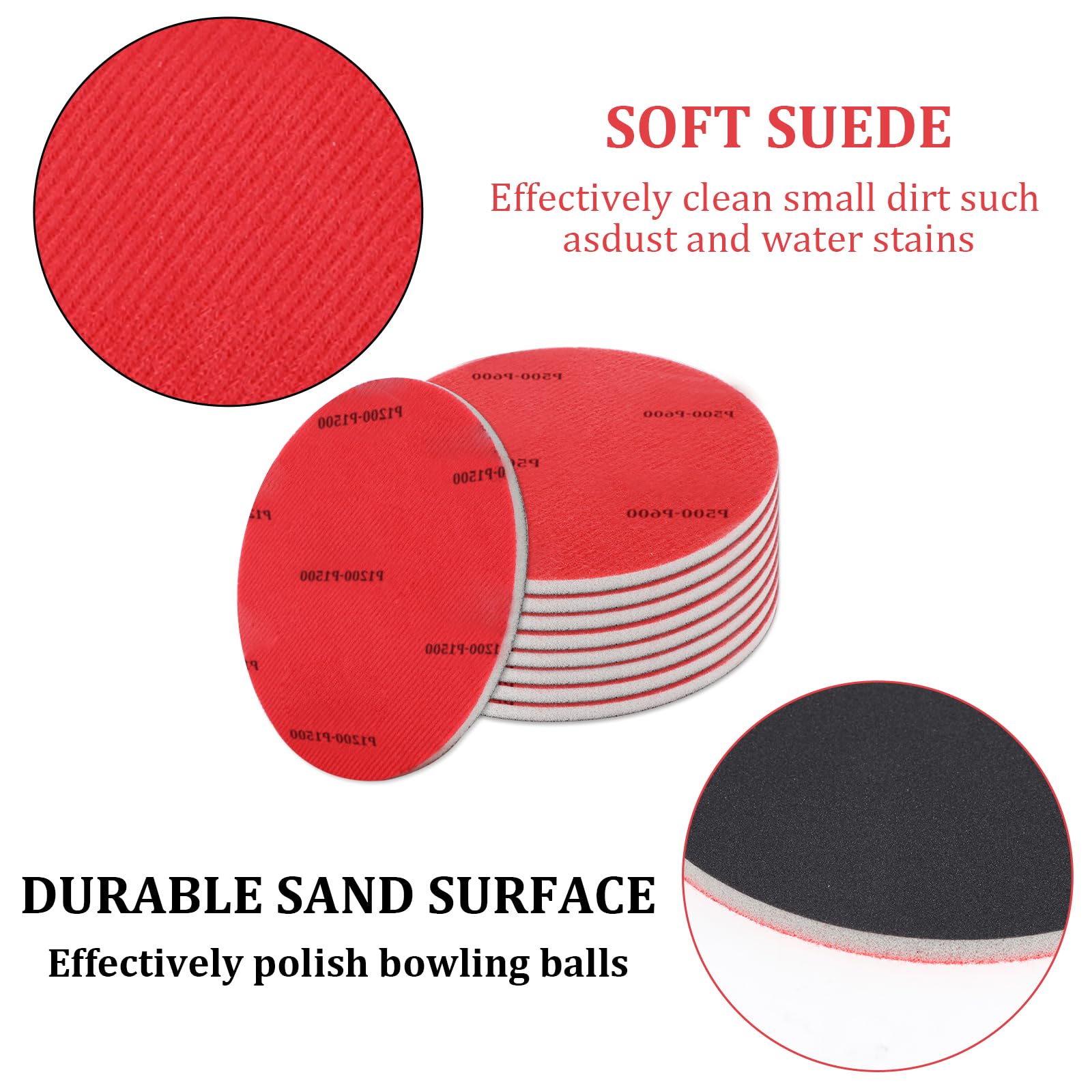 Turbo 2-N-1 Grips Sanding Discs 100 Grit (10-Pack) Bowling Accessories - View #9