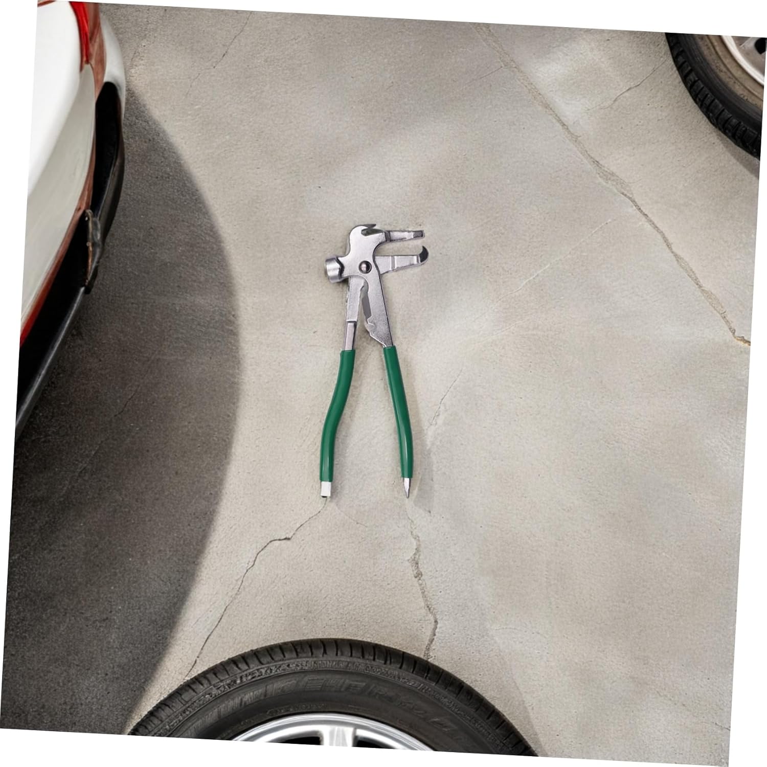 2pcs Tire Hammer: Wheel Balancing Hammer Pliers - Tire Weight Removal Tool for Clip-on Weights - Auto Wheel Balancer with Ergonomic Handle