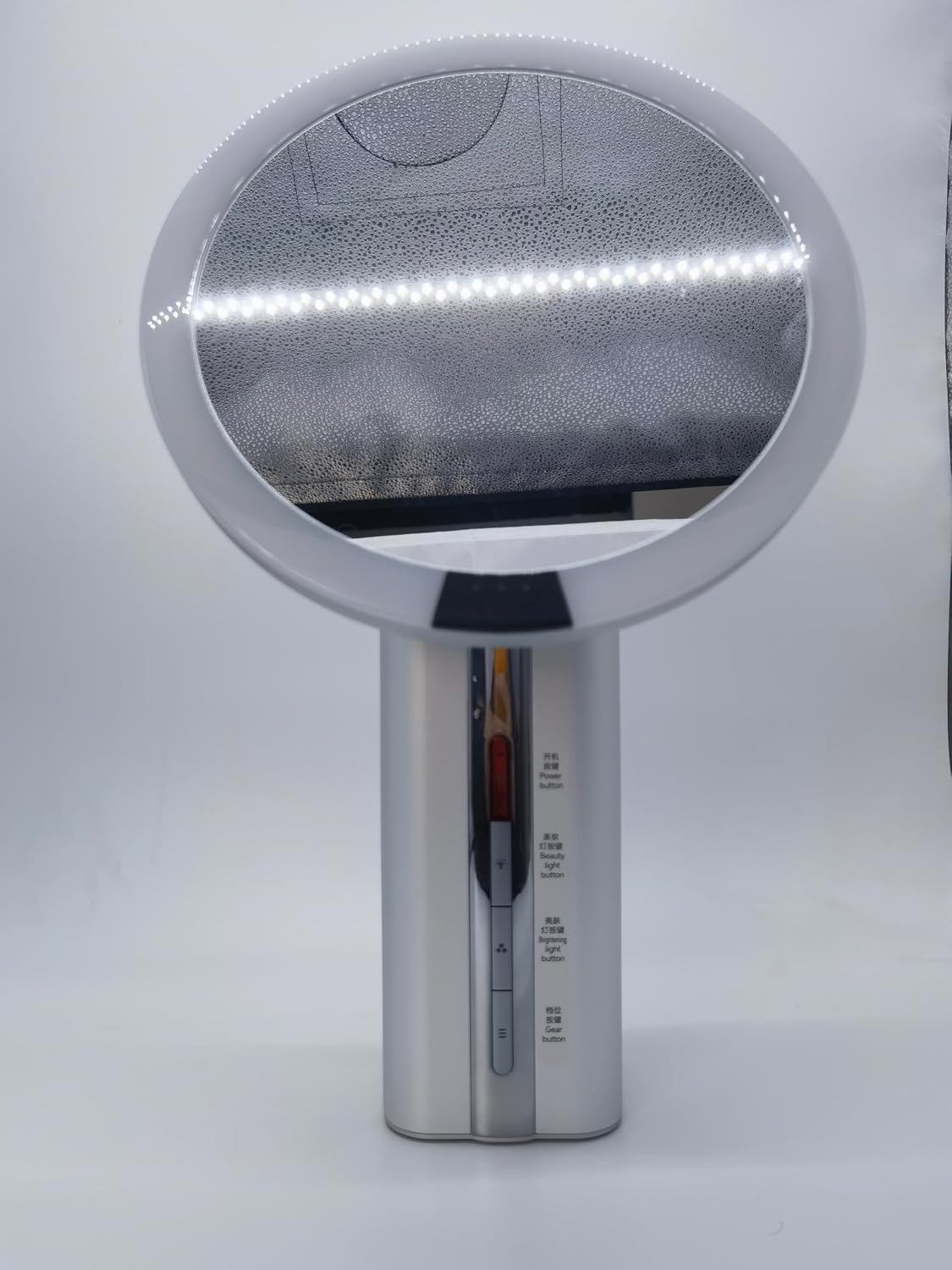 Lumsume 703A LED Personal Makeup Mirror with Skincare Effects – Large Illumination Area, 3 Light Modes, Adjustable Brightness, Clinically Tested,Mirrors Enhanced by Electric Lights