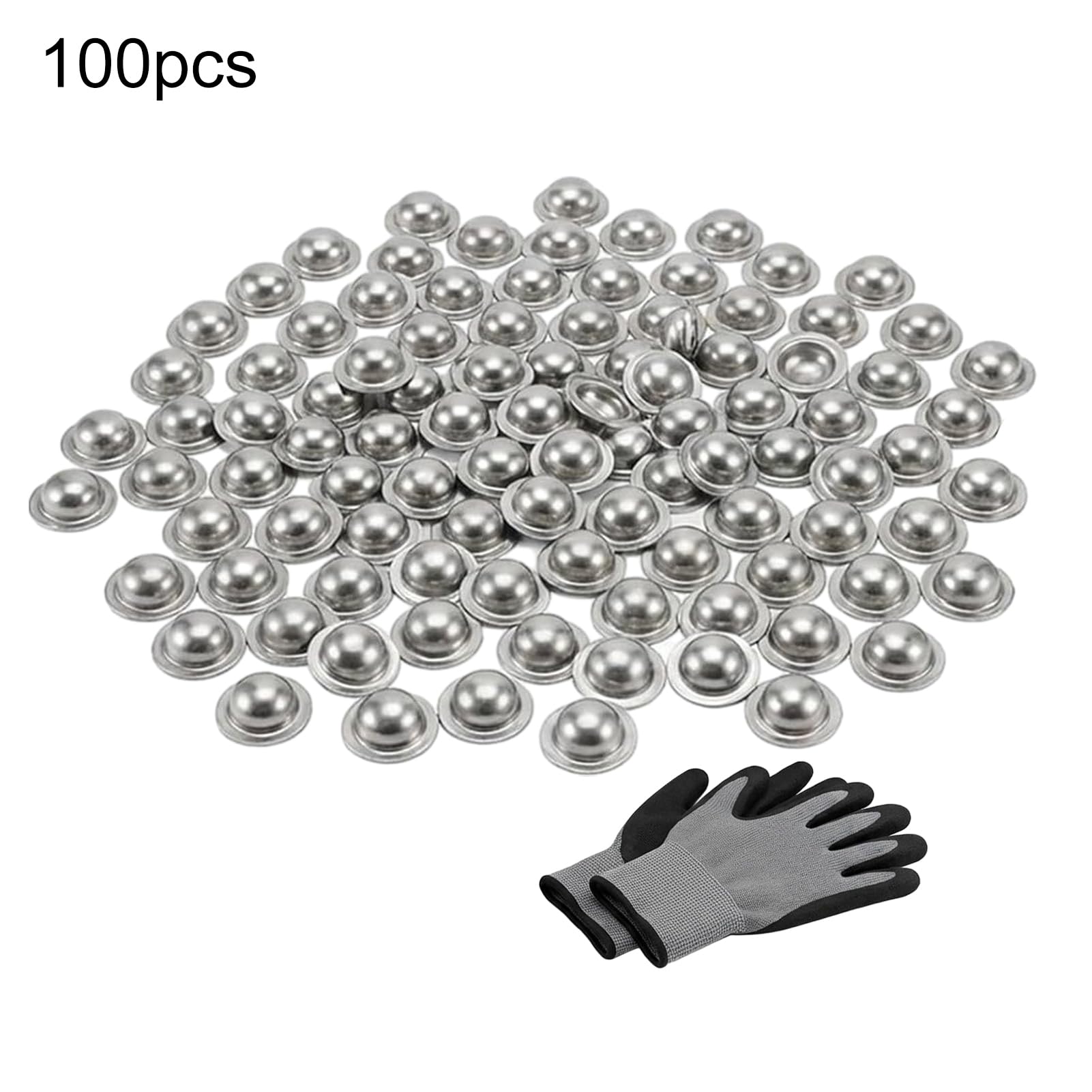 50/100 tappi a vite in acciaio inox per la riparazione di perdite sul tetto, coprono direttamente le teste delle viti esistenti, copertura rapida per