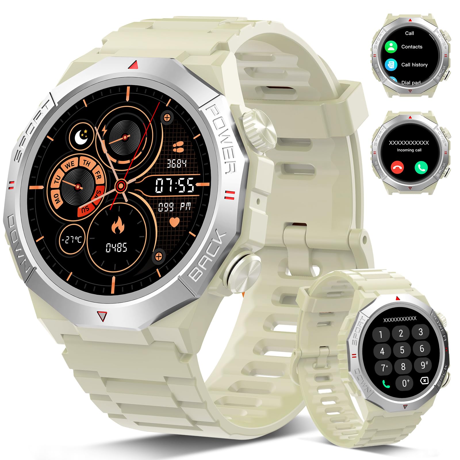 Câble De Charge USB Pour Montre Connectée Atheewon Militar S10 1.39” – Compatible Uniquement Avec Ce Modèle – Pratique Pour Bureau, Maison, Voyage - 7