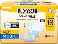 Fralda Bigfral Derma Plus Econômica M 18 Unidades
