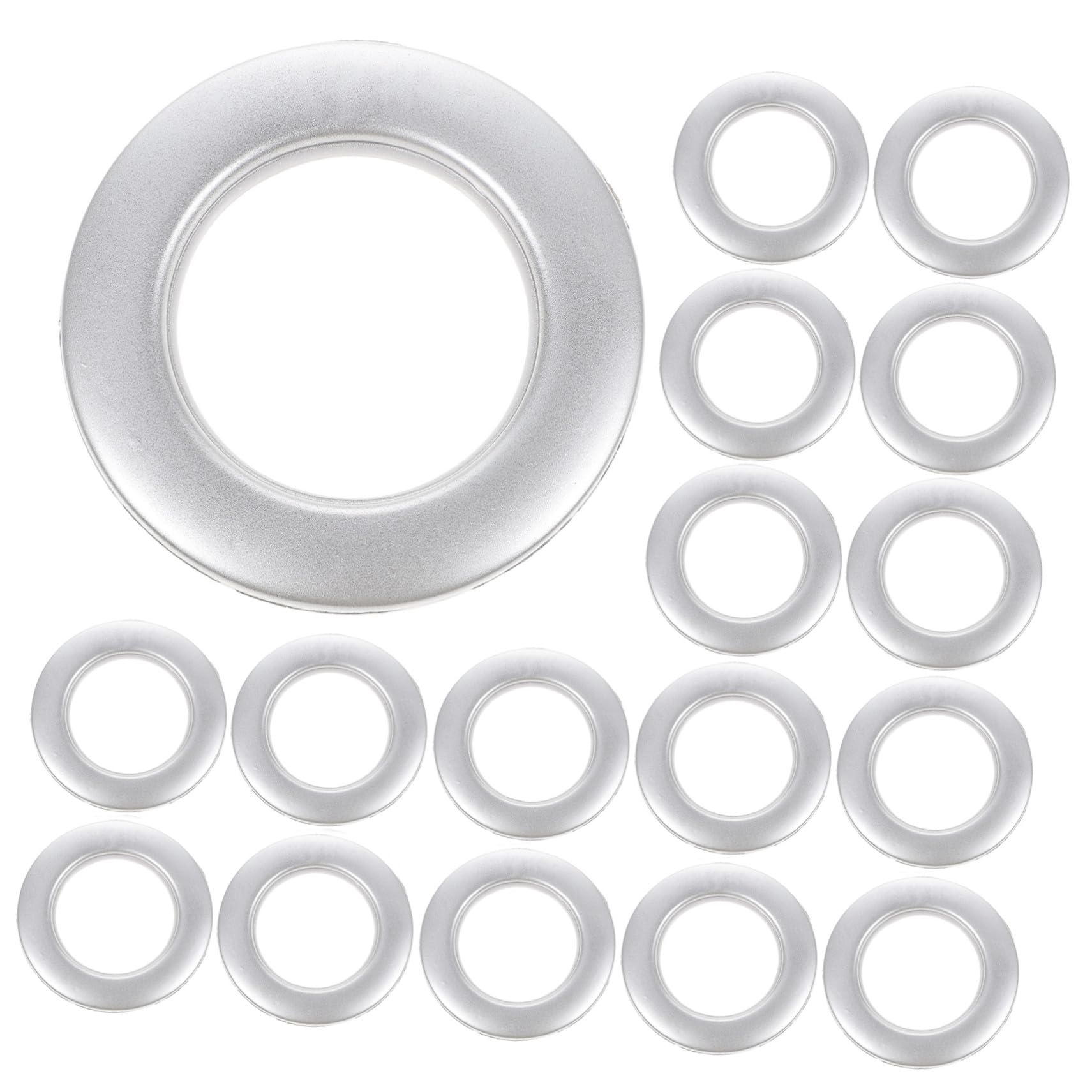 Anillos para cortina de plástico accesorios de deslizamiento suave VALICLUD para colgar cortinas DIY