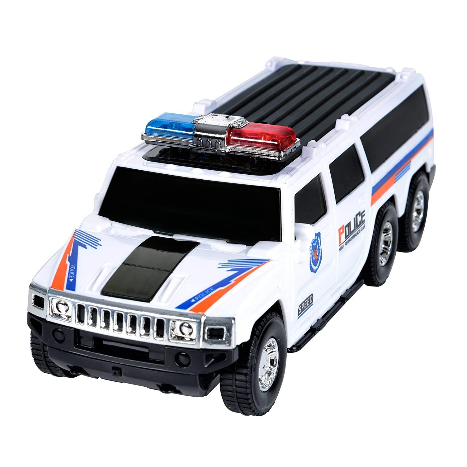 OCTRA Police Car Toy for Kids with Light & Siren Sound 360 Degree Rotating Bump and Go Action for Boys & Girls (Pack of 1) White (B0B5V1DYQM) Amazon Price History, Amazon Price Tracker