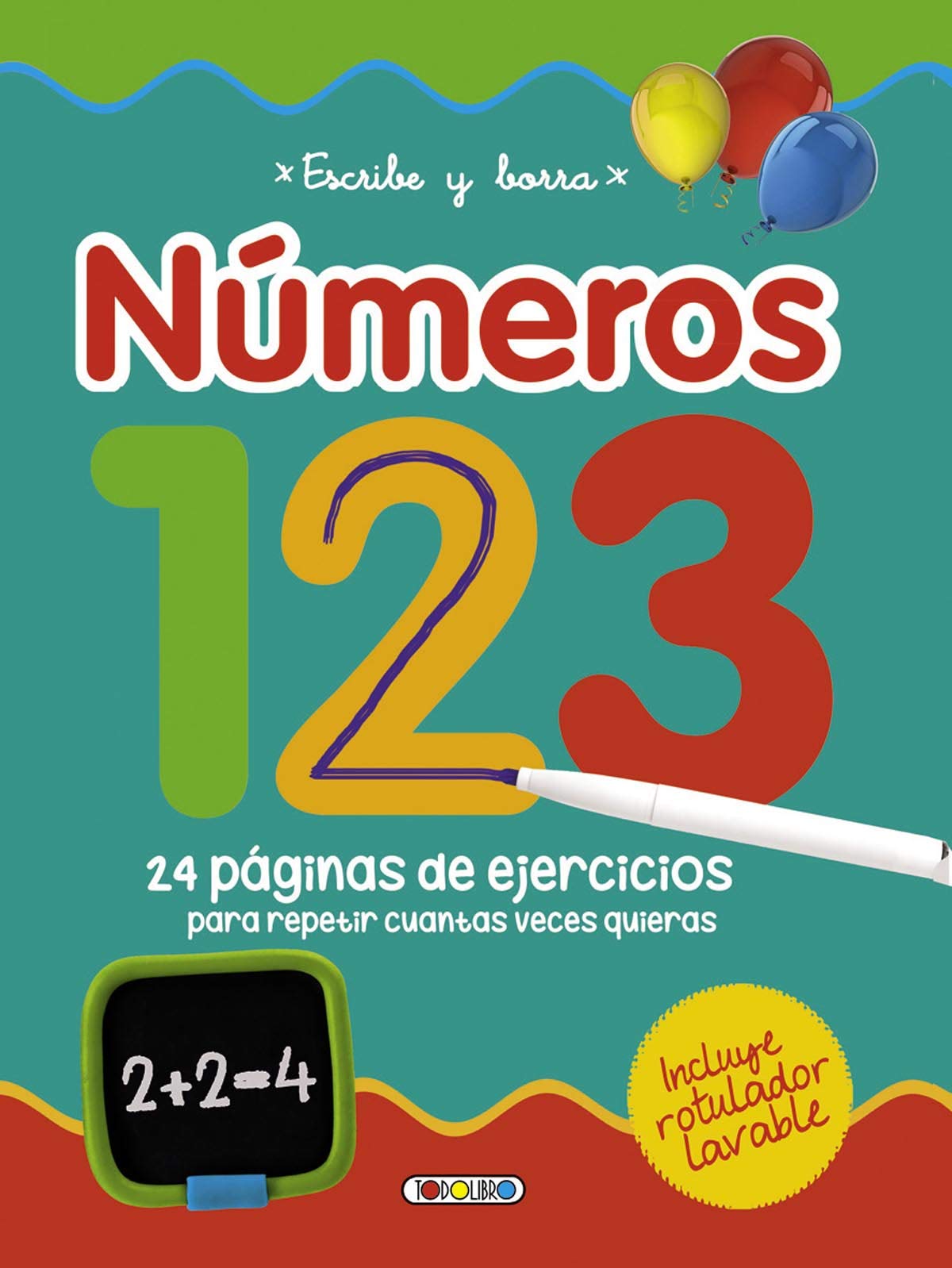 Escribe y borra números 123 (Aprendo con mi pizarra)