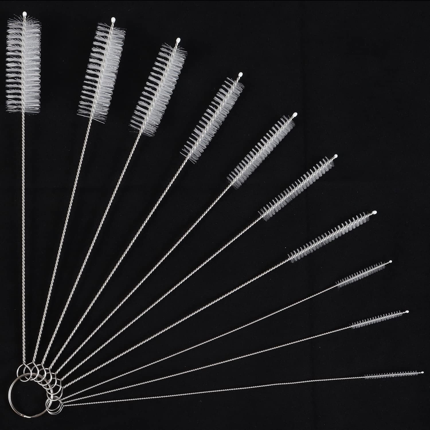 leiwo Straw Cleaner Brushes, 10 Pcs Pipe Cleaner Brush, 8.26 in Bottle