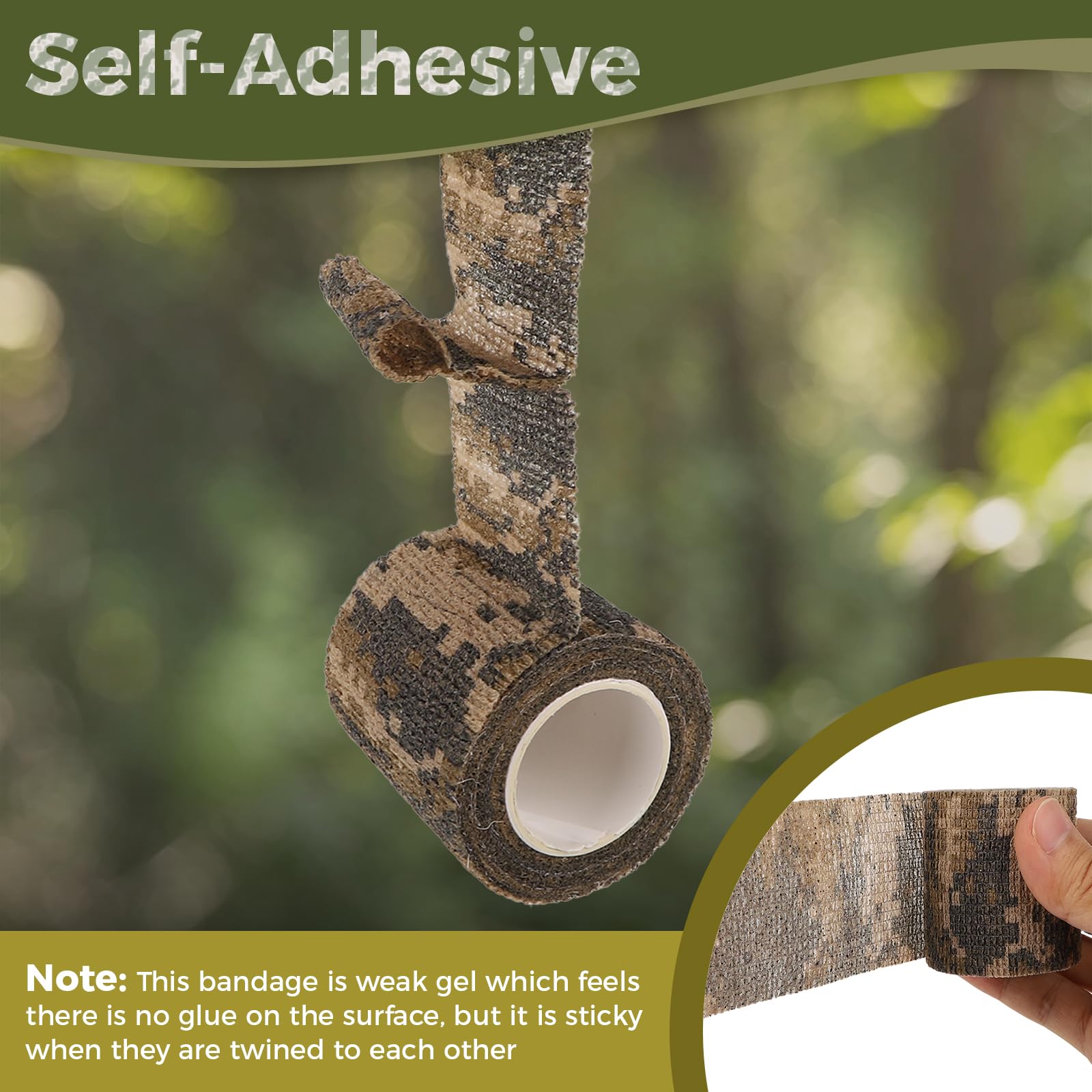 Camo Tape Wrap - Tactical Camouflage Bandage -3