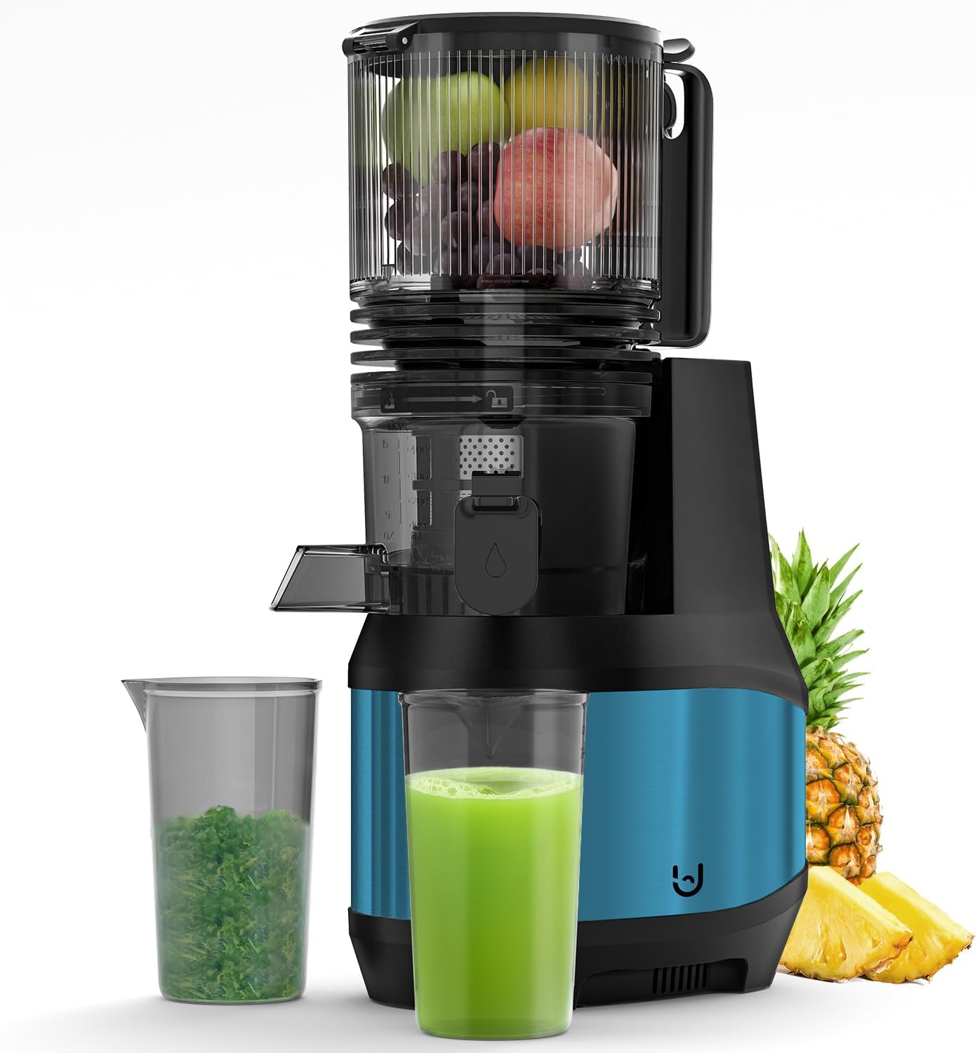 Cold Press Juicer, 6.8" ExtraLarge Feeding Chute Juicer