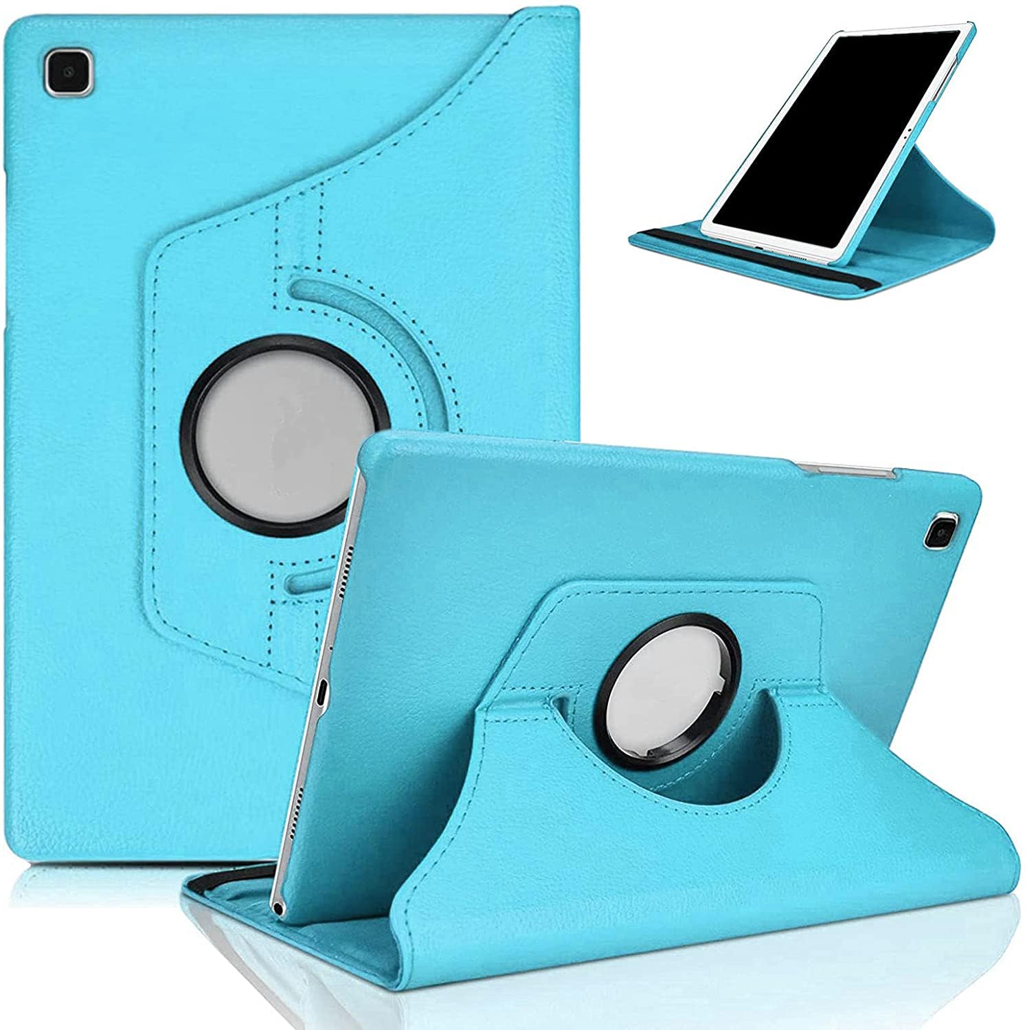 Flip Cover for Samsung Galaxy Tab A7 10.4 inch (2020)(Compatible Model: SM-T500/T505) 360 Rotating Cover (Dark Brown) — Amazon image 13