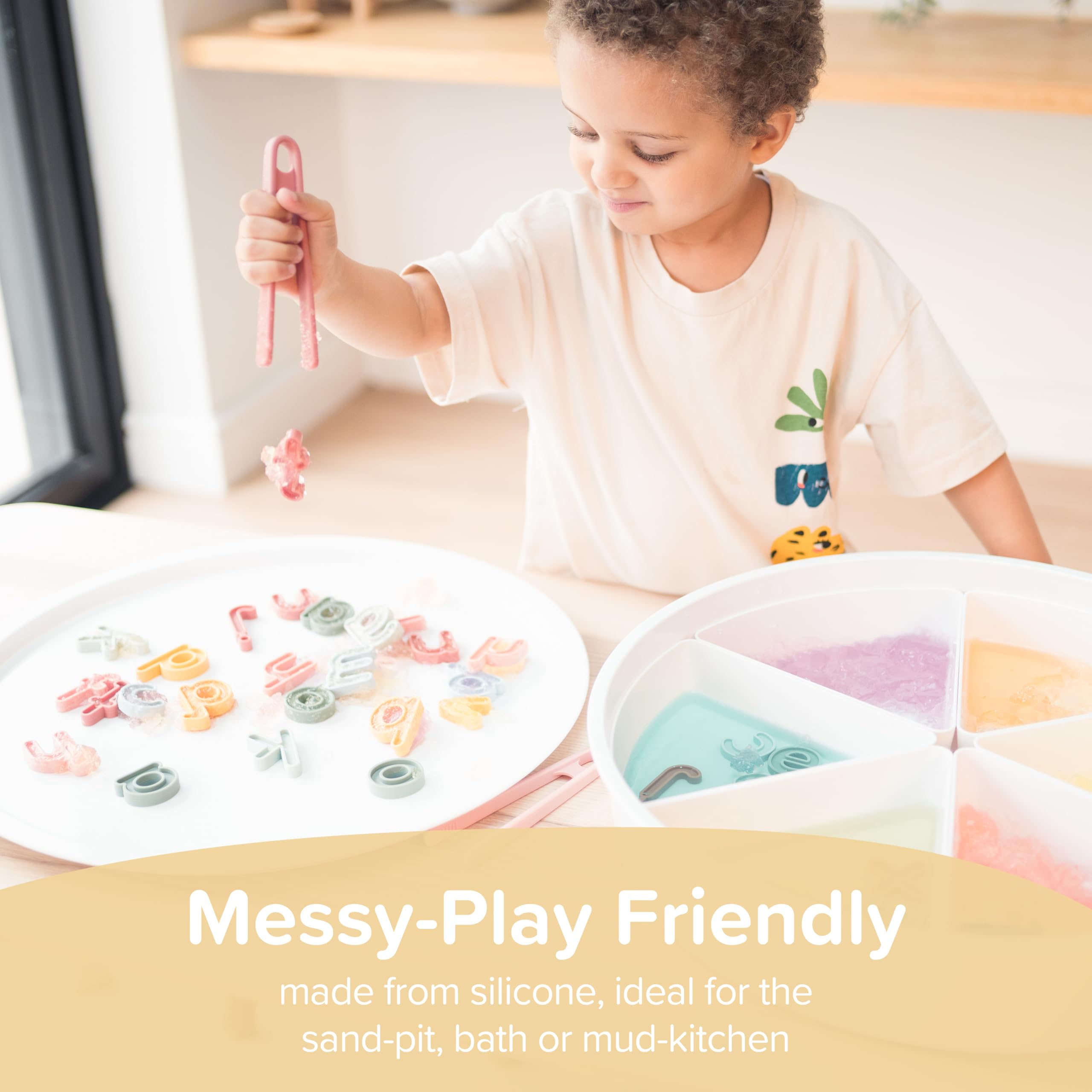 Inspire My Play Ensemble d'orthographe de Lettres Alphabet Enfants Jeu d'apprentissage 3 Ans sensoriel