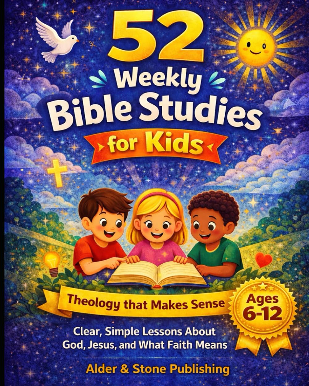 52 Weekly Bible Studies for Kids: Theology that Makes Sense: Clear, Simple Lessons About God, Jesus, and What Faith Really Means (The Gospel Foundations Library)      Paperback – February 15, 2026