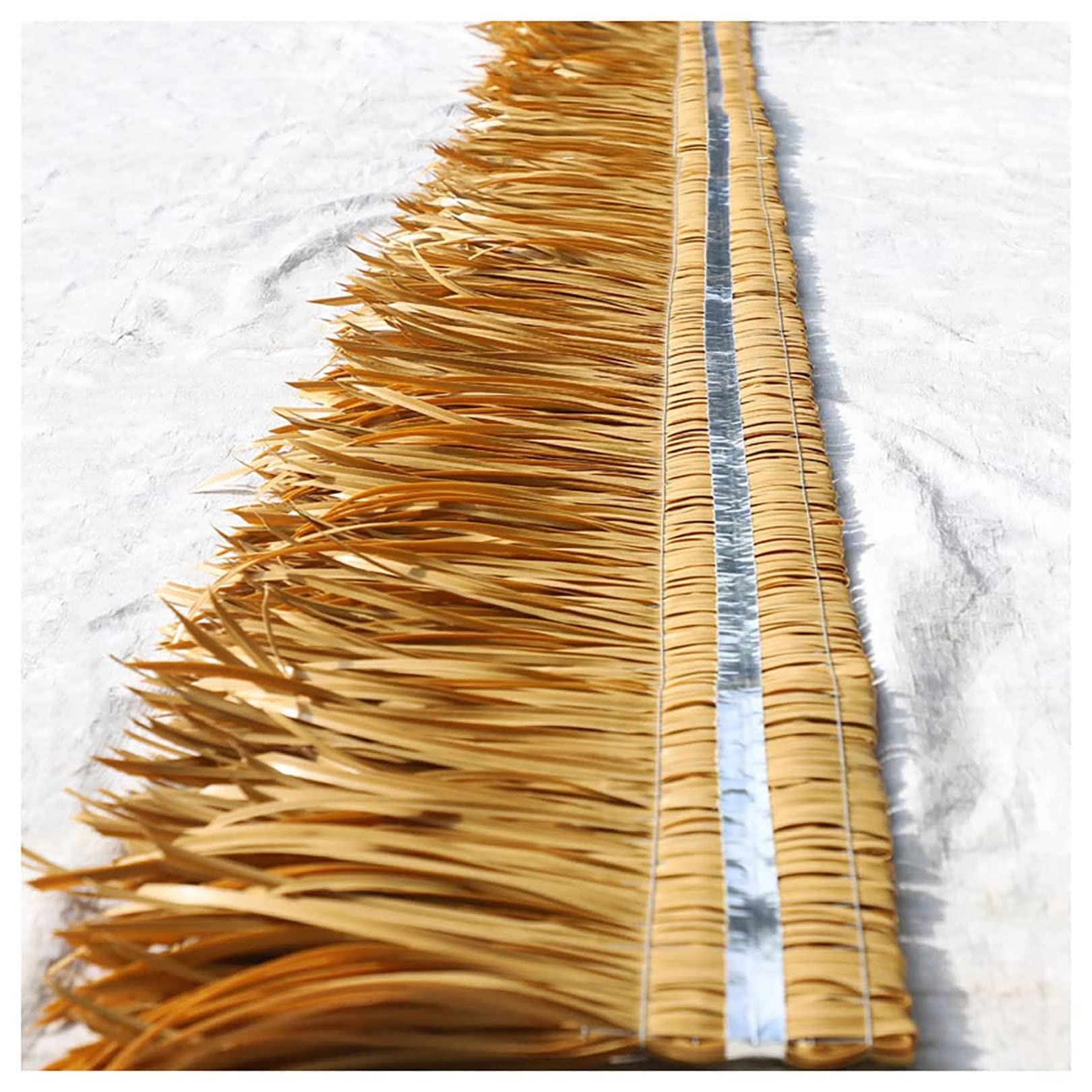 Dekoracje Tiki Hut Spódnica Dach Sztuczna Palma Strzecha Rolki Żaluzje Łodzie Trawa do Ogrodu Patio Parasol Płot Dekoracja Imprezy(4 PCS)
