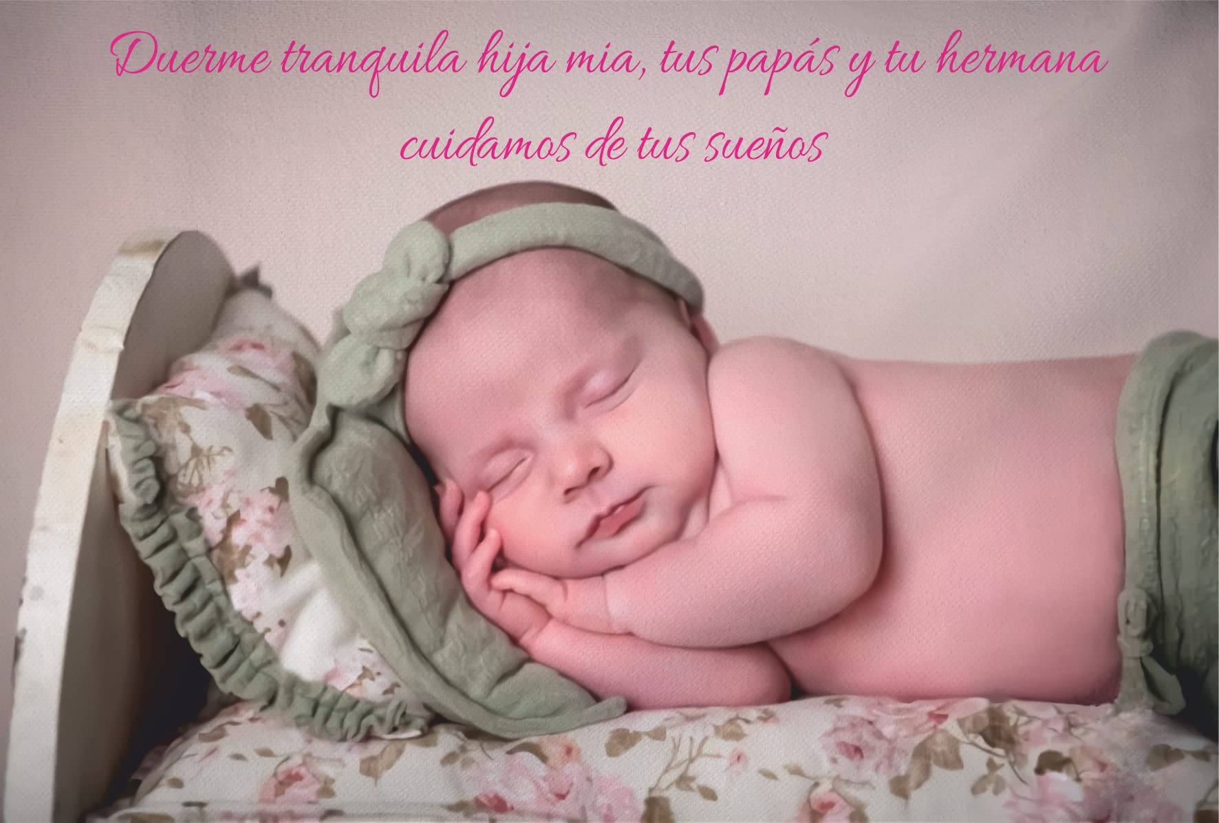 Manta Personalizada con Foto para Hija e Hijo, para Camas 70x120 cm