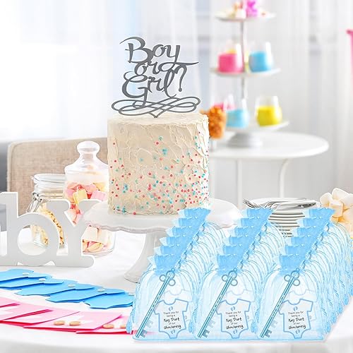 Miniatura 7 de Geyoga 50 juegos de recuerdos de fiesta de baby shower, 50 bolígrafos elegantes con forma de llave, bolígrafos de tinta de gel, 50 tarjetas de