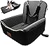Dog Car Seat Bed 2 in 1 for Small/Medium Dogs up to 35 lbs,Adjustable Safety Leashes,Memory Foam with Soft Fabric Pets Travel Car Bed,Easily Installed in Front and Back seat,Removable and Washable.