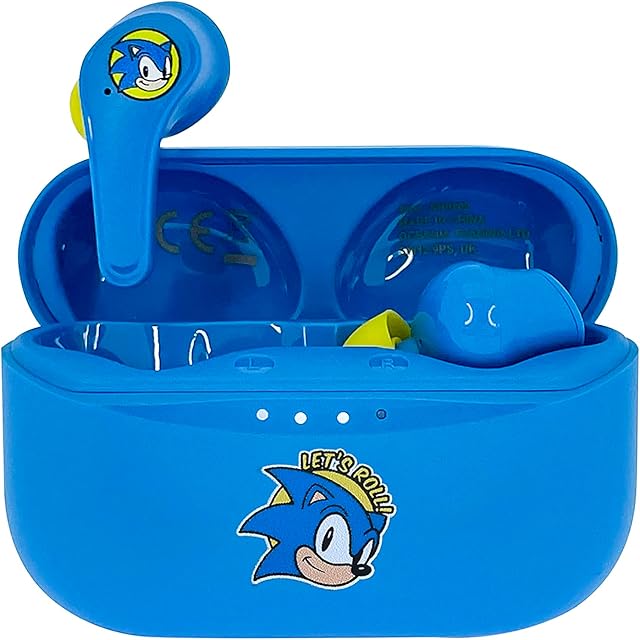 OTL Technologies Sonic The Hedgehog Wireless Bluetooth V5.0 Headphones with Charging Case