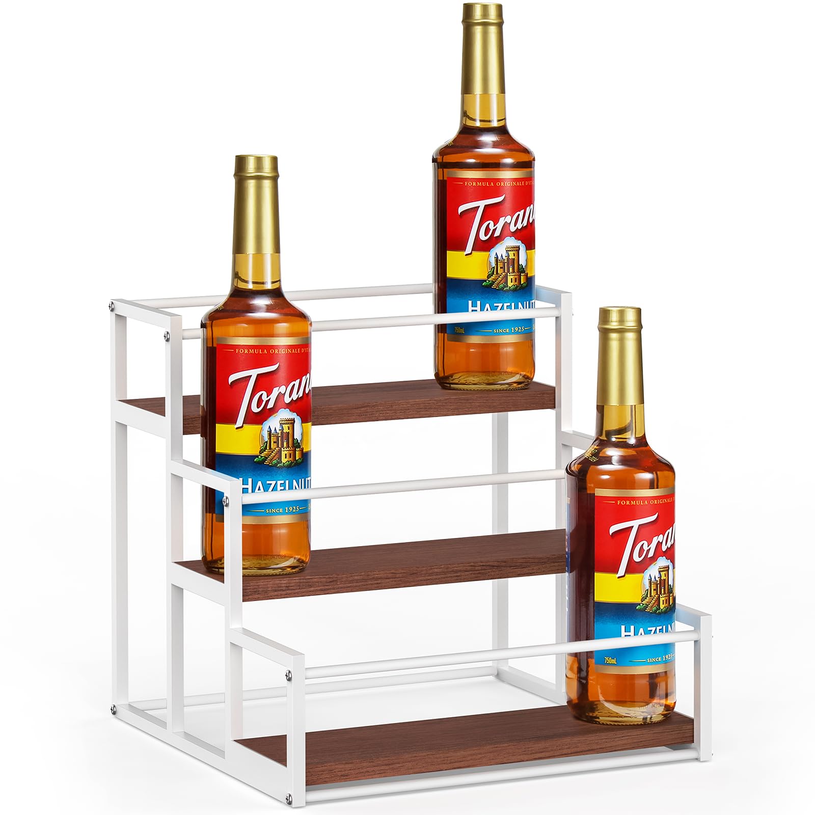 Snapklik.com : THYGIFTREE Coffee Syrup Rack Organizer 3-Tier 12 Syrup ...