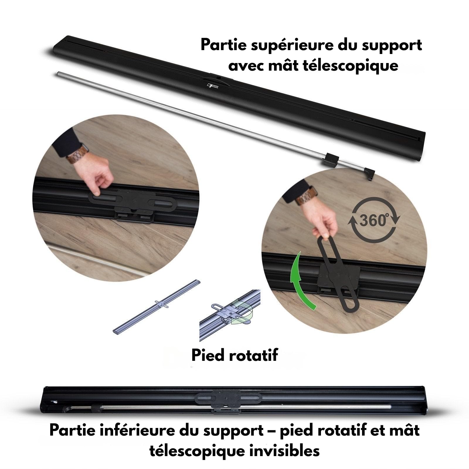 Greenscreen Fond Photo Extensible enroutable avec écran Vert et Support | Écran Chroma Key pour Diffusion de Contenu Photographie Vidéo Film | Suppression de l'arrière-Plan du Studio 150x200 cm