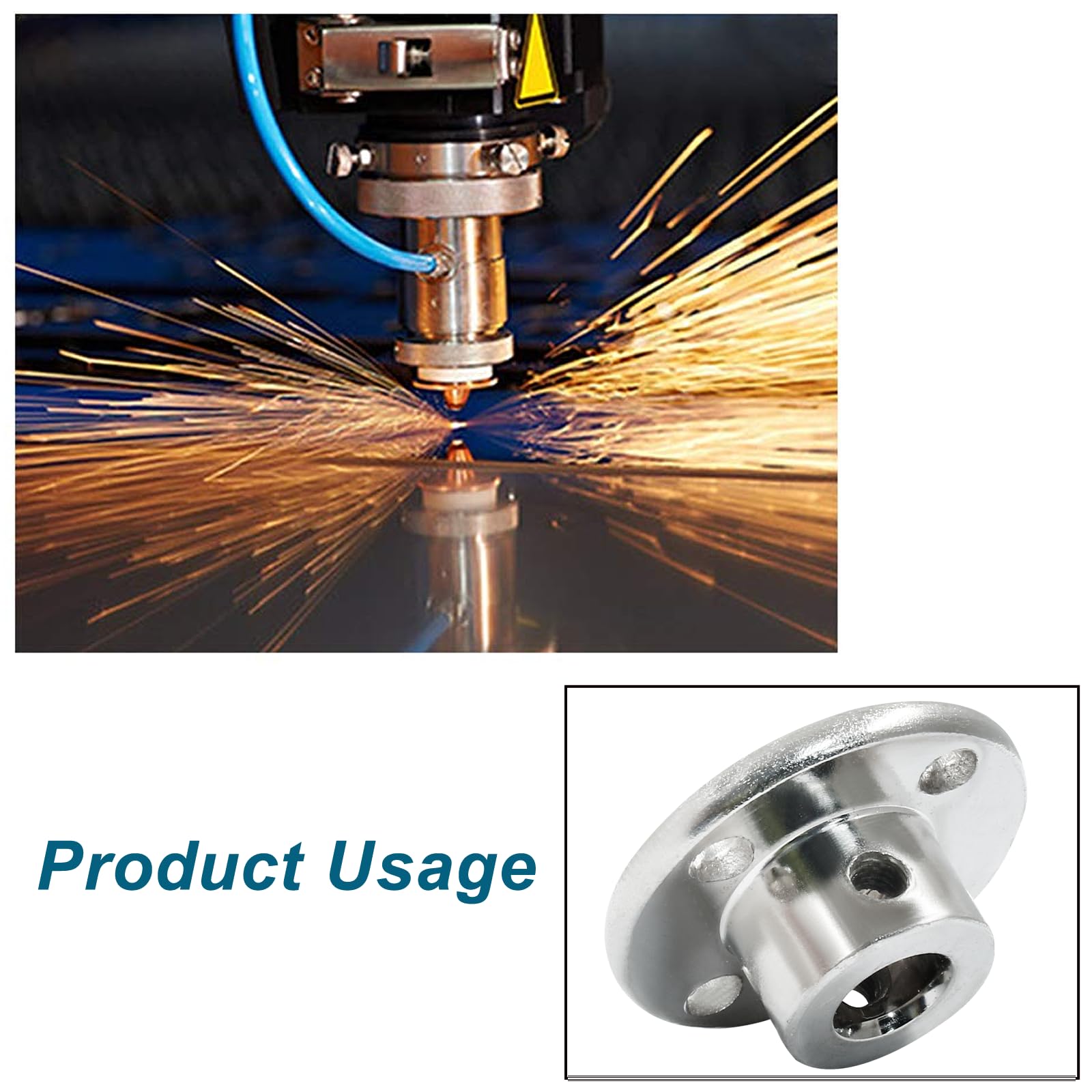 Metal Flange Couplings - 4 Pack -5 Metal Flange Couplings - 4 Pack -5