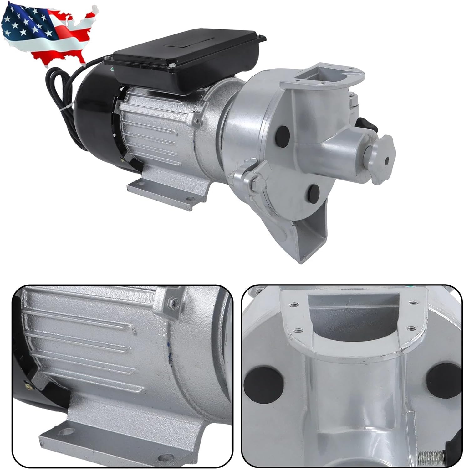 Corn Wheat Flour Cereal Wet & Dry 1500W 110V Grinder Grain Mill Electric