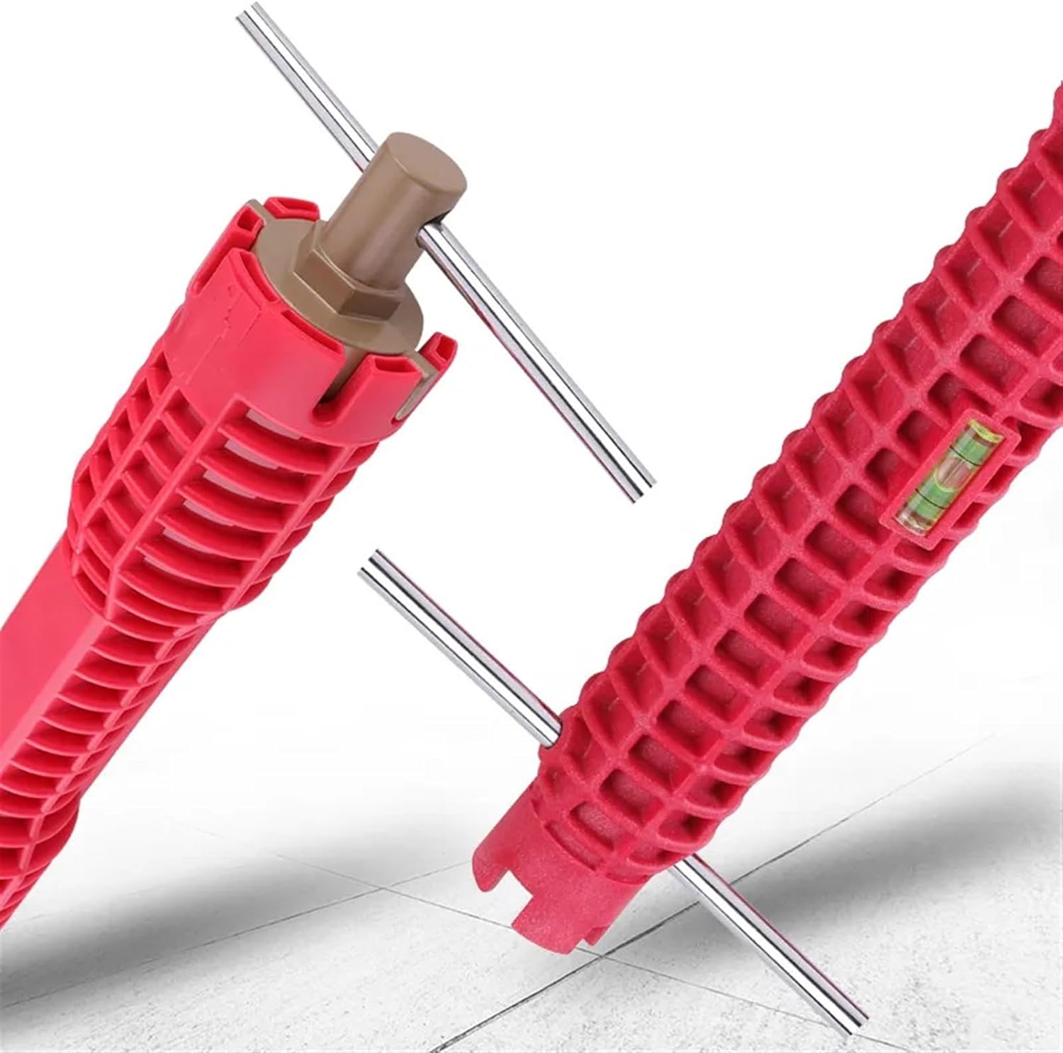 AVIMYA 8 In 1 Anti-slip Kitchen Repair Plumbing Tool Flume Wrench Sink Faucet KeyPipe Wrench Bathroom Wrenches Tool Sets (Color : 18 IN 1)