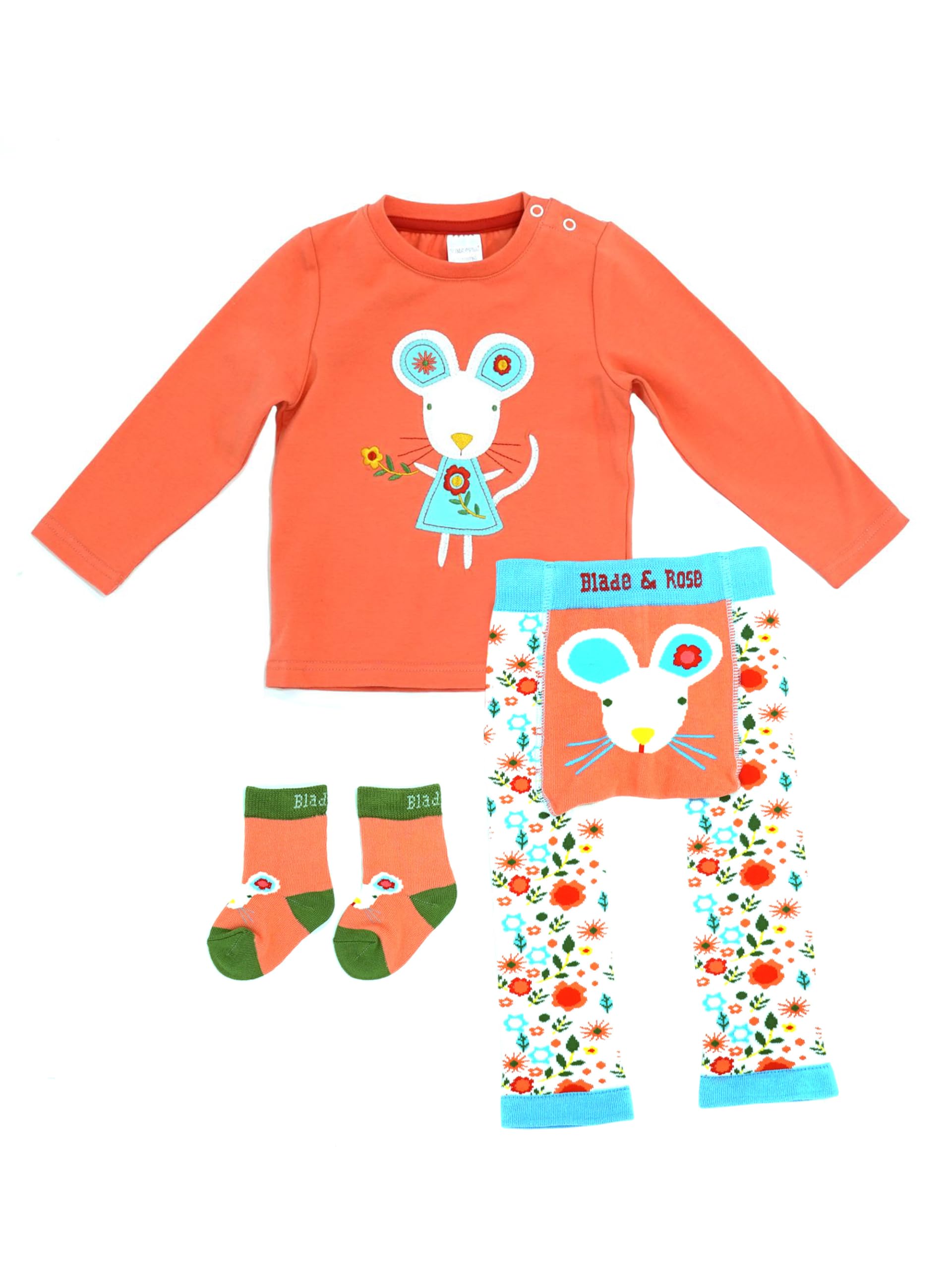Blade & Rose | Maura The Mouse Outfit | Baby Outfit Set | Clothing For Babies & Toddlers 3-4 Years