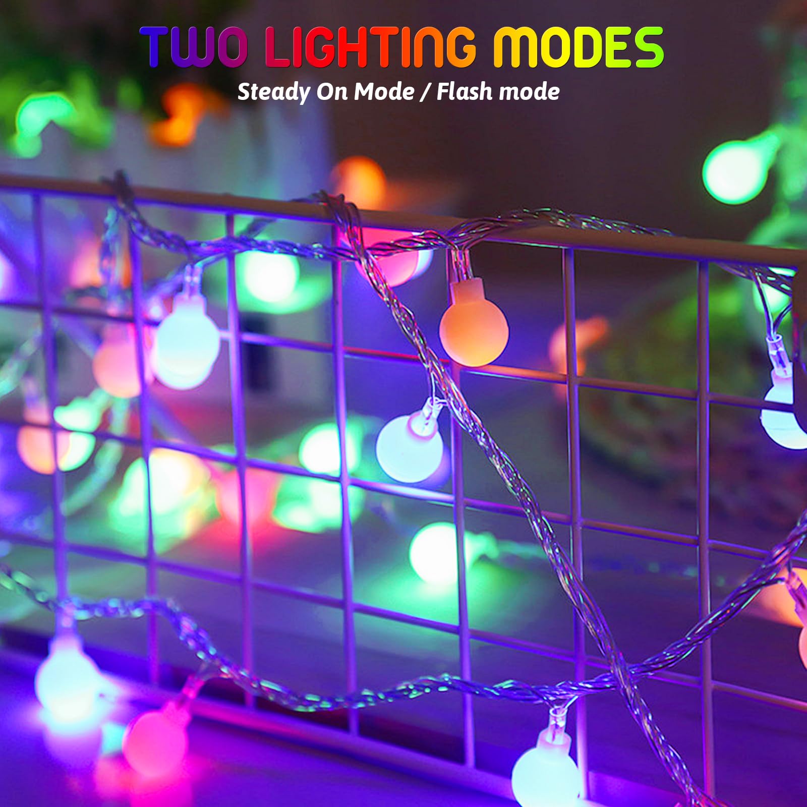 Luci LED A Batteria 3 Metri | 30 LED Multicolore | Per Interni Ed Esterni | Feste E Natale - Foto 6