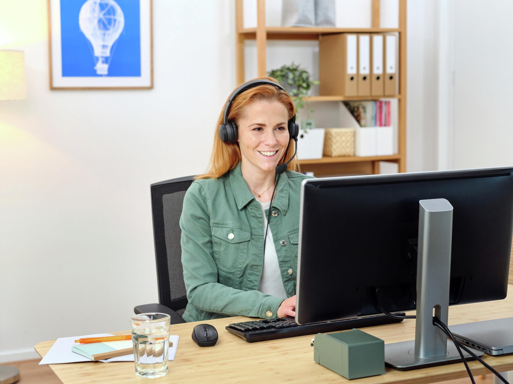 Trust Roha On-Ear USB Headset mit Mikrofon, Kopfhörer für PC/Laptop mit Mikro, 1.8 m Kabel