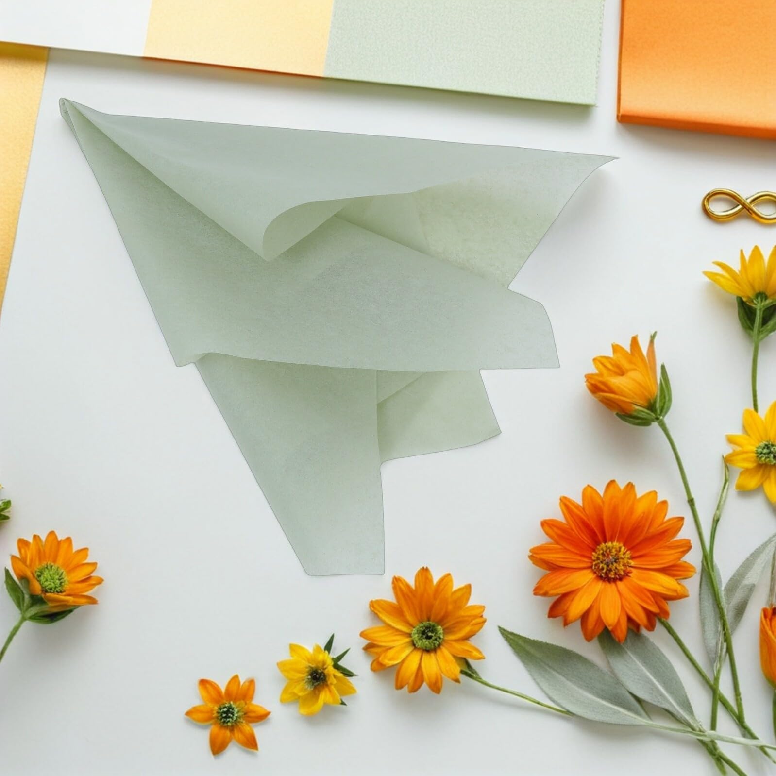 ULTECHNOVO Carta Velina 50x35cm per Imballaggio Floreale 100 Fogli Copiativa per Confezioni e Accessori per Regali Compleanno