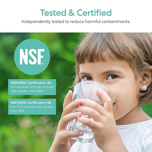 Miniatura 5 de Brio AQUUS TROE800COL - Sistema de filtración de agua por ósmosis inversa, sistema de filtro de agua de ósmosis inversa de 4 etapas sin tanque para